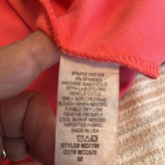 Vibe Sportswear Medium Women’s Pinkish-Peach A-Line Sleeveless Athletic Dress - Picture 5 of 7